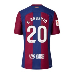 FC Barcelona S. Roberto 20 Barn Hjemmedrakt 2023-24 Kortermet